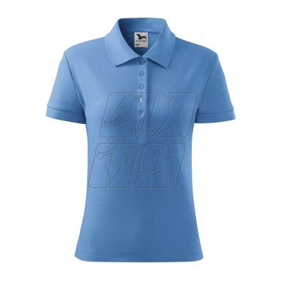 3. Koszulka polo Malfini Cotton W MLI-21315 błękitny