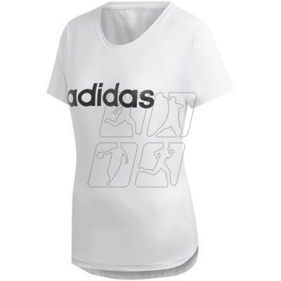 Koszulka adidas W D2M Logo Tee W DU2080