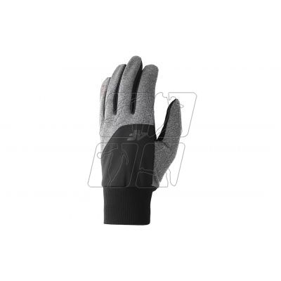 Rękawiczki 4F M H4Z22-REU003 szary melanż 