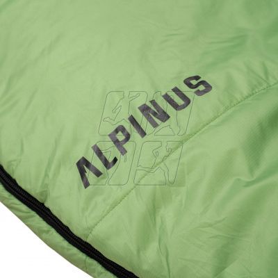 23. Śpiwór Alpinus Ultralight 850 215 cm x 80 cm x 50 cm zielony AC18637 Lewy