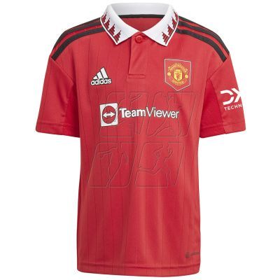 9. Komplet adidas Manchester United H Mini Jr H64050