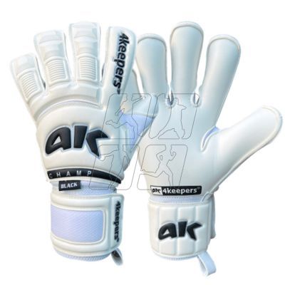 4. Rękawice bramkarskie 4keepers Champ Black VI RF2G Jr S906493