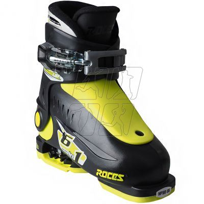 Buty narciarskie Roces Idea Up czarno-limonkowe Jr 450490 18