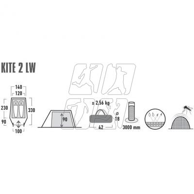 4. Namiot High Peak Kite 2 LW 10343