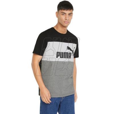 2. Koszulka Puma Essential Colorblock Tee M 848770 01