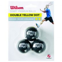 Piłki do squasha Wilson Staff Squash Yellow Dot Ball WRT618300