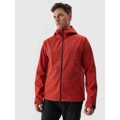 Kurtka softshell wiatroodporna 4F M 4FWAW24TSOFM283-61S