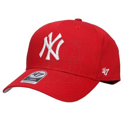 3. Czapka z daszkiem 47 Brand MLB New York Yankees Kids Cap B-RAC17CTP-RD