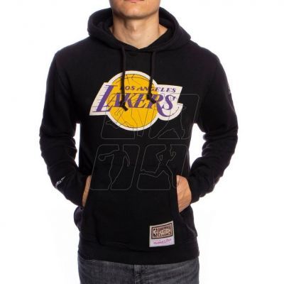 2. Bluza Mitchell & Ness NBA Los Angeles Lakers Team Logo Hoody M HDSSINTL1267-LALBLCK