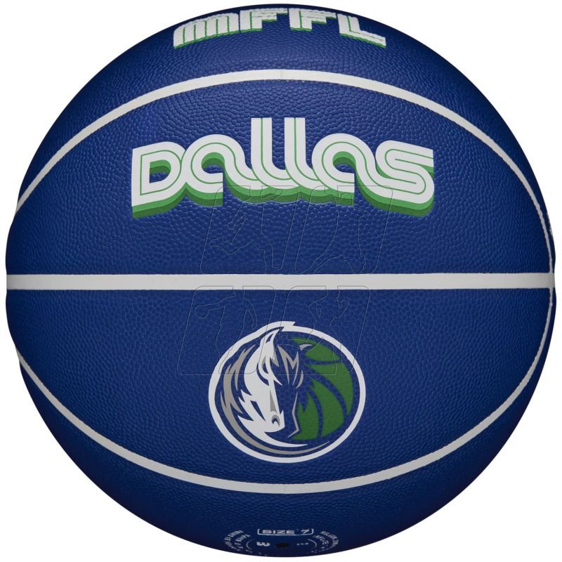 2. Piłka do koszykówki Wilson NBA Team City Collector Dallas Mavericks Ball WZ4016407ID