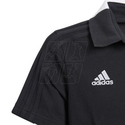 3. Koszulka adidas Condivo 18 Cotton Polo JR CF4373 czarna