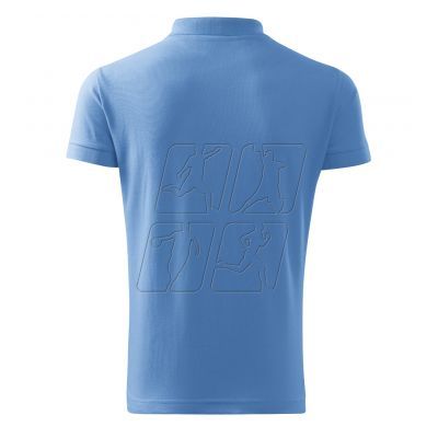 2. Koszulka polo Malfini Cotton M MLI-21215 błękitny