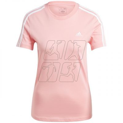 Koszulka adidas Essentials Slim 3-Stripes Tee W IY4200