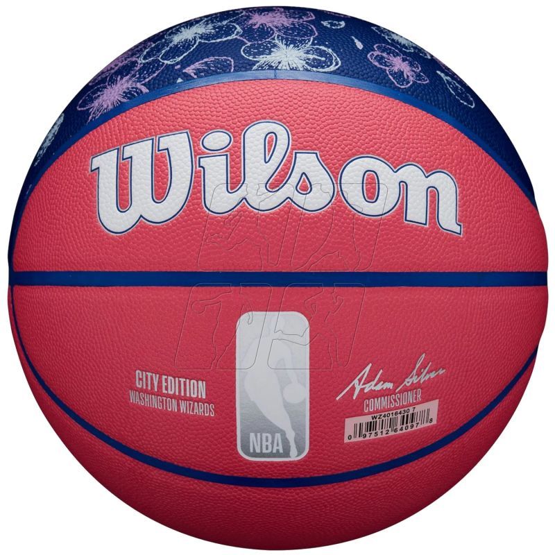 Piłka do koszykówki Wilson NBA Team City Collector Washington Wizards Ball WZ4016430ID