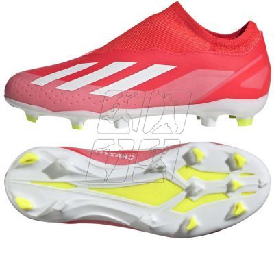 Buty piłkarskie adidas X Crazyfast League LL FG Jr IF0688