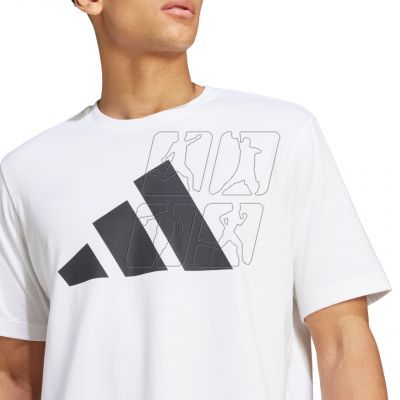 5. Koszulka adidas PWR 3 Graphic Tee M IY8582