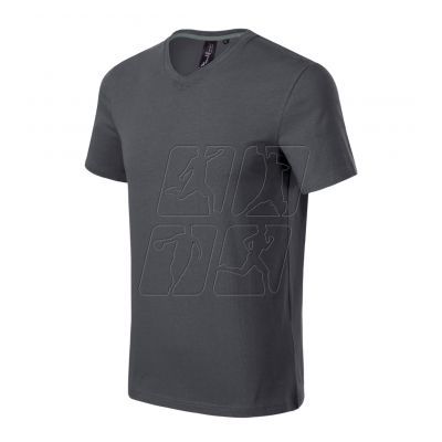 Koszulka Malfini Action V-neck M MLI-70083 light anthracite