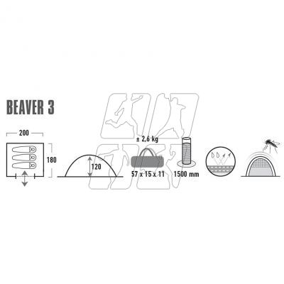 6. Namiot High Peak Beaver 3 10322