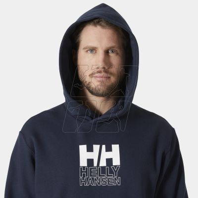 2. Bluza Helly Hansen z kapturem Cotton Fleece Hoodie M 54158 597