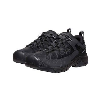 2. Buty trekkingowe męskie KEEN TARGHEE III WP TRIPLE BLACK skórzana membrana (KE-1028128)