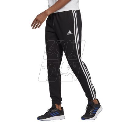 2. Spodnie adidas Essentials Tapered Elasticcuff 3 Stripes Pant M GK8822