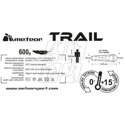 9. Śpiwór Meteor Trail 81150