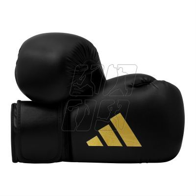 3. Rękawice bokserskie adidas Speed 50 ADISBG50-czarno-złoty