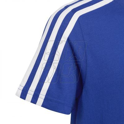 4. Koszulka adidas Essentials 3-Stripes Cotton Tee Jr IC0604
