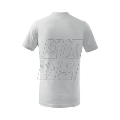 5. Koszulka Malfini Classic Jr MLI-10000 biały
