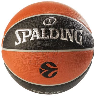 4. Piłka do koszykówki Spalding Euroleague TF-500 Ball 77101Z