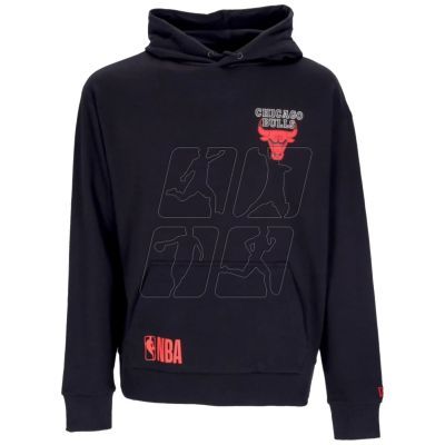 3. Bluza New Era NBA Chicago Bulls Team Logo Hoodie M 60284623