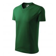 Koszulka Malfini V-neck M MLI-10206 zieleń butelkowa