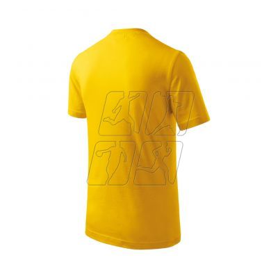 5. Koszulka Malfini Basic Jr MLI-13804 żółty