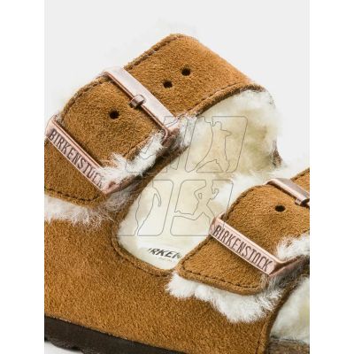 10. Klapki Birkenstock Arizona Shearling Mink W 1001135