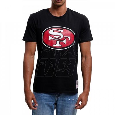 3. Koszulka Mitchell & Ness NFL Team Logo Tee San Francisco M 49ERSS BMTRINTL1053-SF4BLCK
