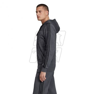 4. Bluza adidas Essentials 3 Stripes Fullzip Fleece M DX2528