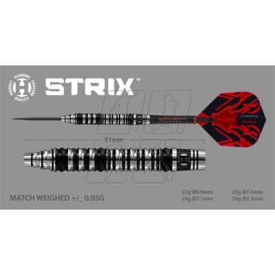 4. Rzutki Harrows Strix 90% Steeltip HS-TNK-000013893