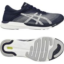 Buty biegowe Asics fuzeX Rush M T718N-4993 zaprojektowane dla mężczyzn, którzy charakteryzują się naturalnym stylem przetaczania stopy
