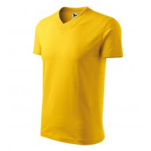 Koszulka Malfini V-neck M MLI-10204 żółty