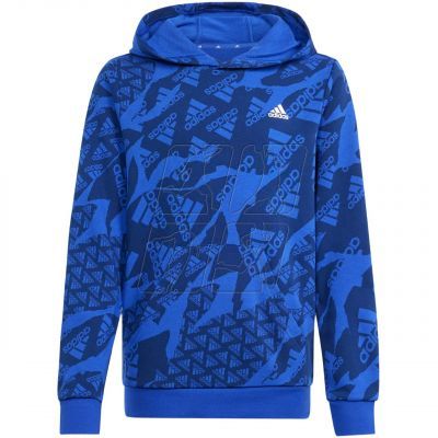 Bluza adidas Essentials Allover Print HD Jr IS2555