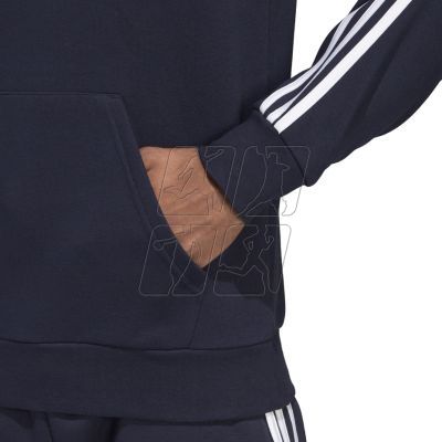 5. Bluza adidas Essentials 3 Stripes Pullover French Terry czarna M DU0499