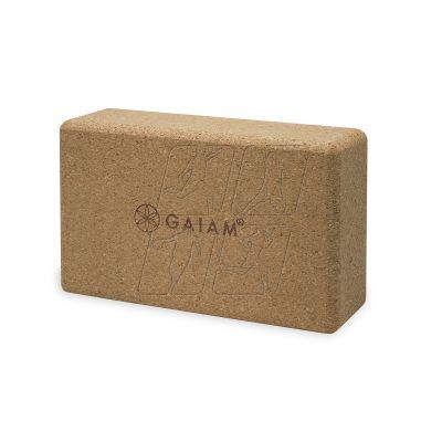 5. Kostka do jogi GAIAM z korka 52292