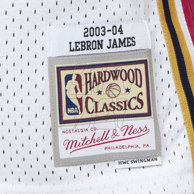 6. Koszulka Mitchell &amp; Ness NBA Swingman Jersey Cavaliers 03 Lebron James M SMJYCP19209-CCAWHIT03LJA