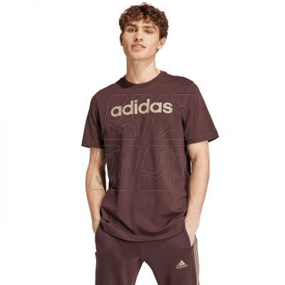 Koszulka adidas Essentials Single Jersey Linear Embroidered M IZ4768