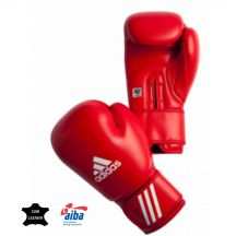 Rękawice bokserskie adidas z atestem AIBA czerwone