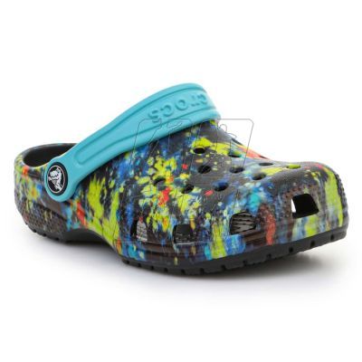 Klapki Crocs Classic Tie Dye Graphic Kids Clog Jr 206995-4SW