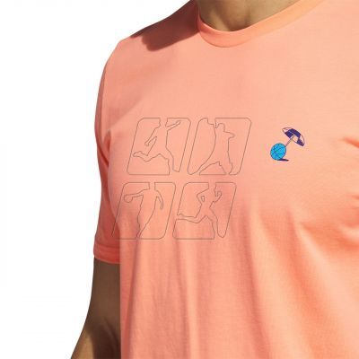 5. Koszulka adidas Lil Stripe Spring Break Graphic Short Sleeve Basketball Tee M IC1869