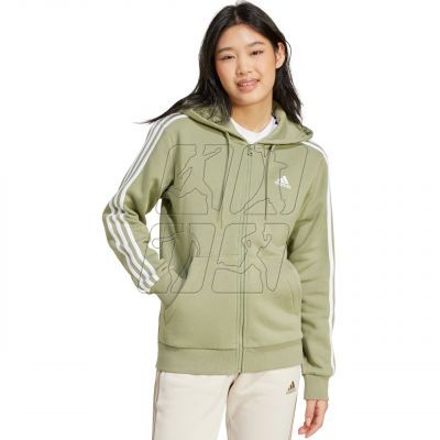 2. Bluza adidas Essentials 3-Stripes Full-Zip Fleece W JP2352