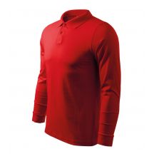 Koszulka polo Malfini Single J. LS M MLI-21107 czerwony