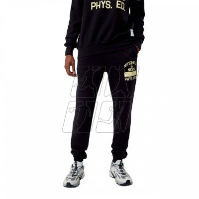 4. Spodnie Mitchell & Ness Branded Fashion Graphic Sweatpants M PSWP5533-MNNYYPPPBLCK